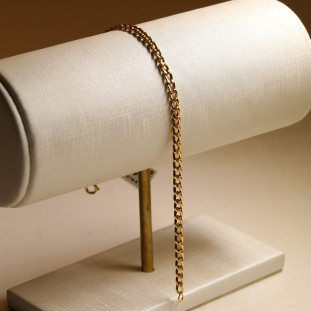 Pulseira Elos Groumet em Ouro Amarelo