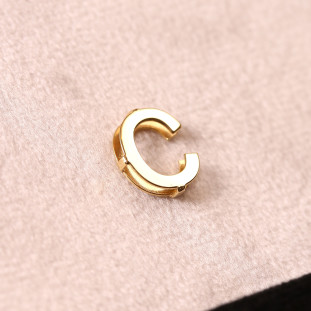 Pingente Letra C Em Ouro Amarelo 