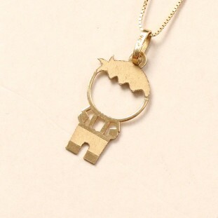 Pingente Menino Em Ouro Amarelo