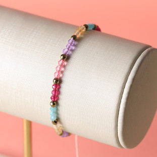 Pulseira Shambala Esferas Colors Naturais