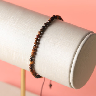 Pulseira Shambala Com Olho de Tigre