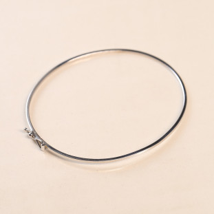 Bracelete Fio Quadrado Em Ouro Branco