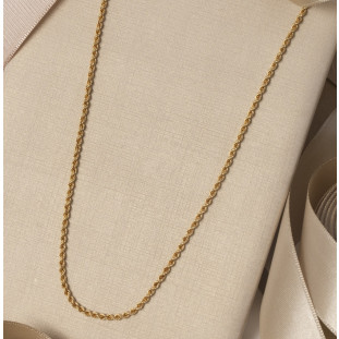 Corrente Corda em Ouro Amarelo