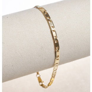 Pulseira Piastrine em Ouro Amarelo