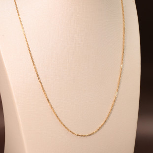 Corrente Diamantada Em Ouro Amarelo