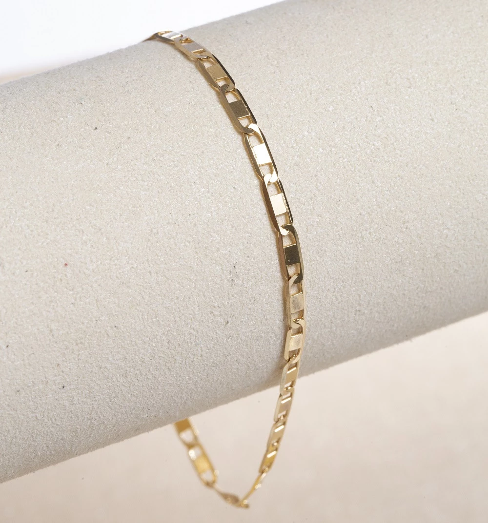 Pulseira Piastrine em Ouro Amarelo