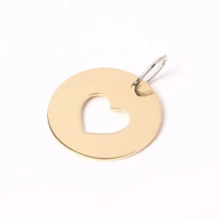 Pingente Eternal Love Customizável Em Ouro Amarelo