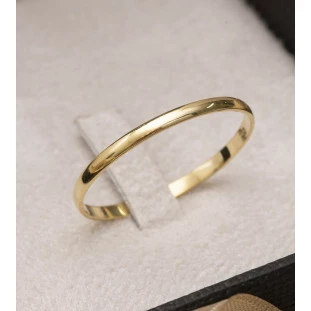 Aliança Fina em Ouro Amarelo