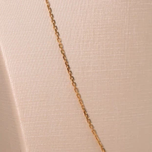 Corrente Diamantada Em Ouro Amarelo