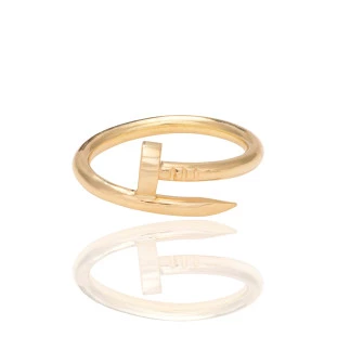 Anel Prego em Ouro Amarelo