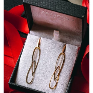 Brinco Gotas Penduradas em Ouro Amarelo