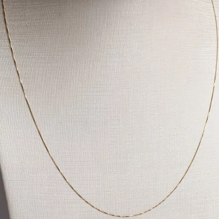 Corrente Veneziana Em Ouro Amarelo