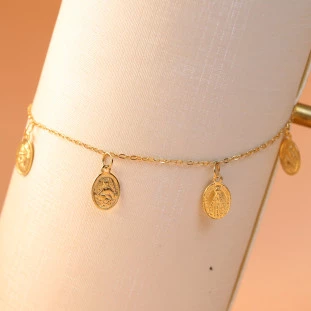 Pulseira Imagens Em Ouro Amarelo