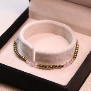 Pulseira Hematitas e Mix de Turmalinas