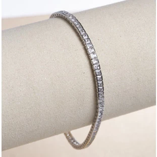 Pulseira Riviera Zircônia em Prata