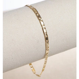 Pulseira Piastrine em Ouro Amarelo